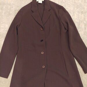 Vintage Jones New York dark brown blazer size 6